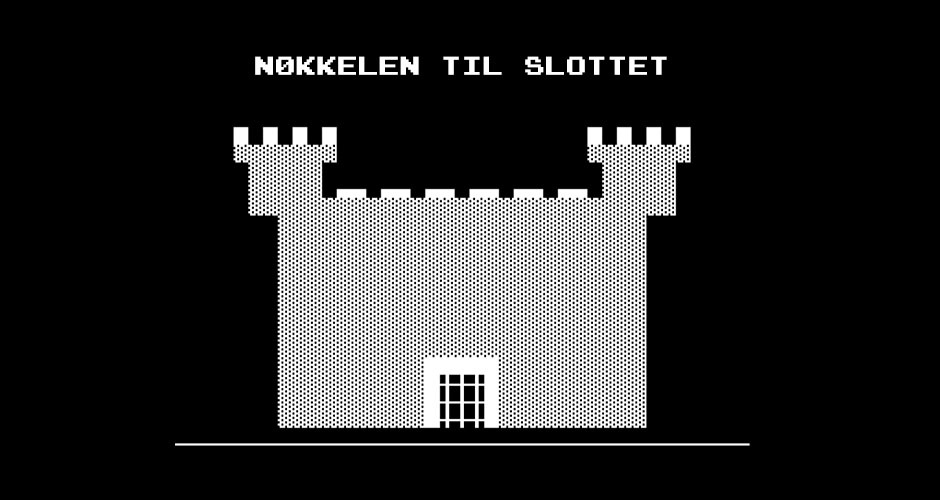 城堡冒险游戏截图在挪威语