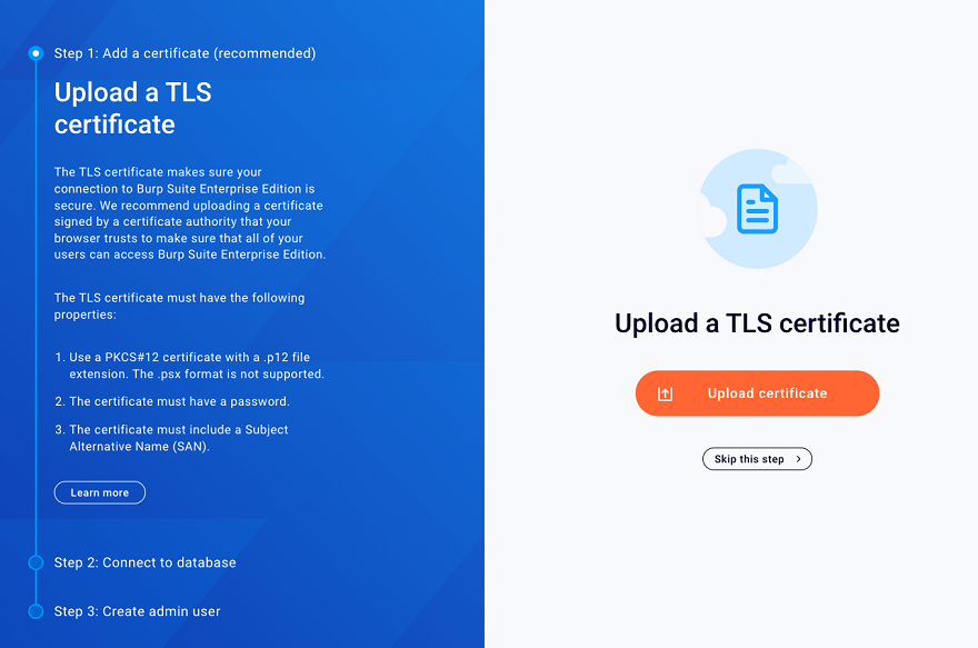 上传TLS证书