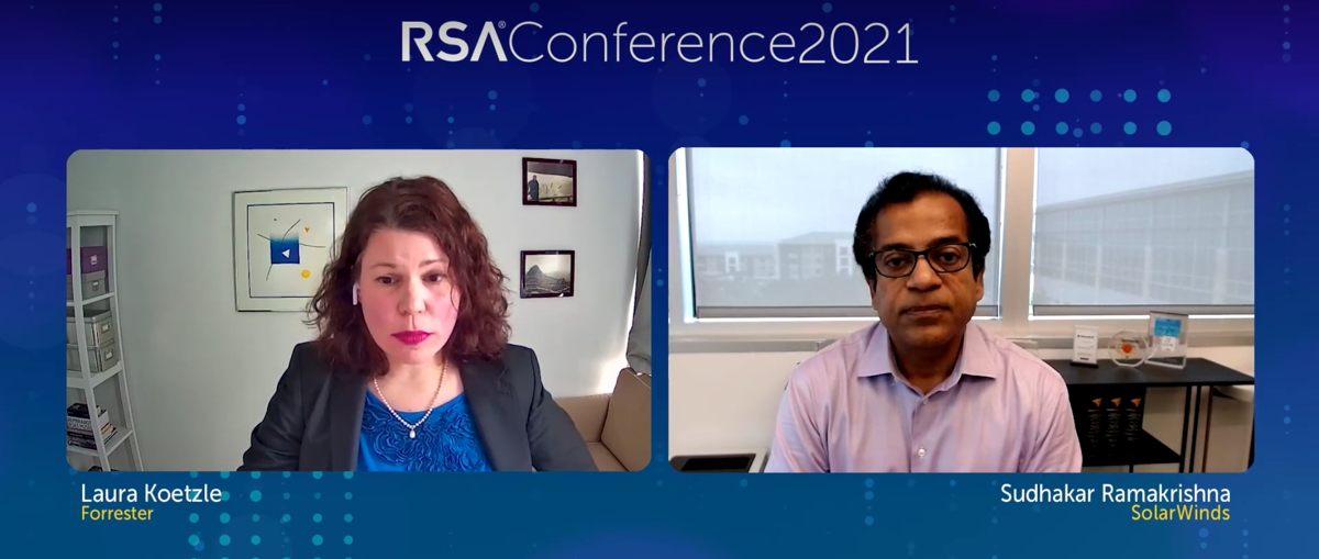 Laura Koetzle采访Solarwinds首席执行官Sudhakar Ramakrishna关于高调攻击